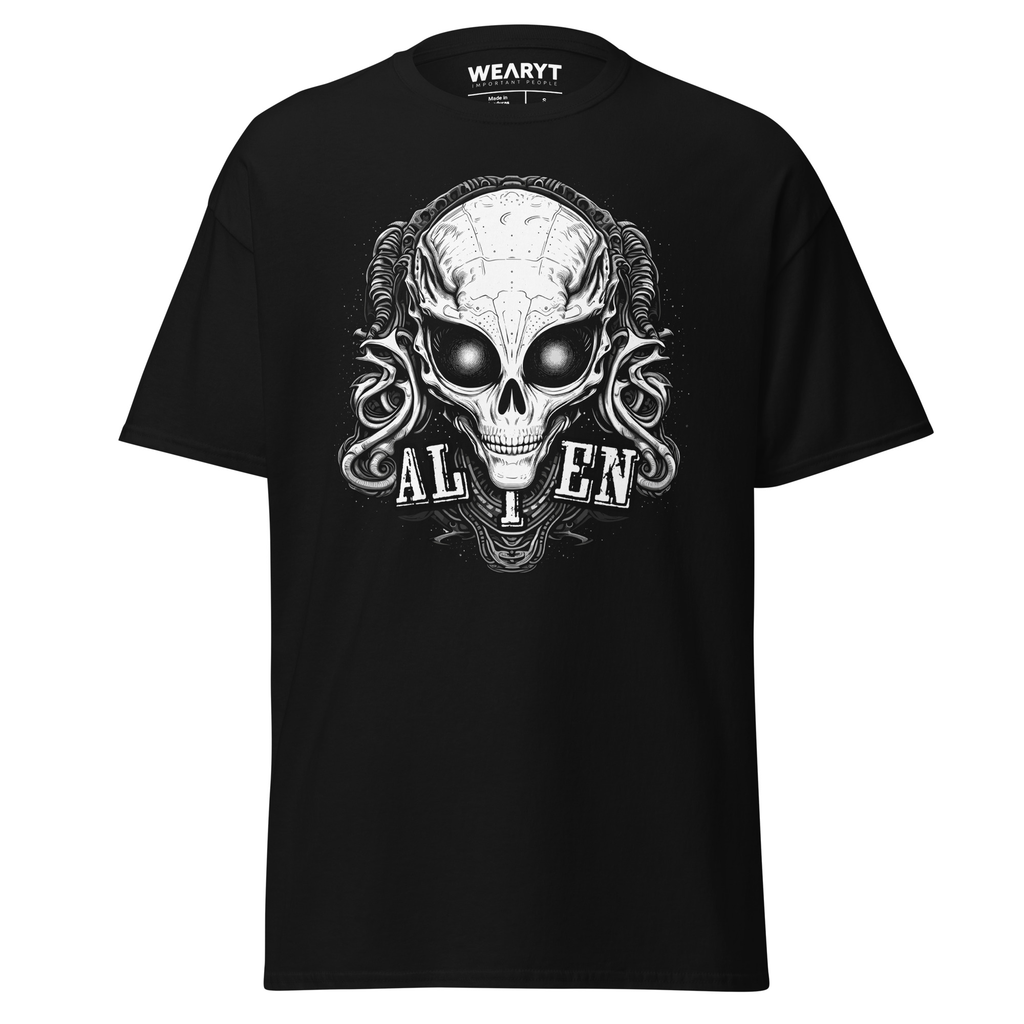 T-shirt – Alien – Noir T-Shirts Wearyt