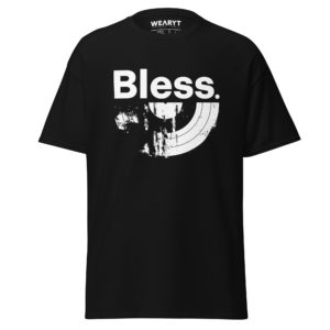 T-shirt – Bless – Noir T-Shirts Wearyt