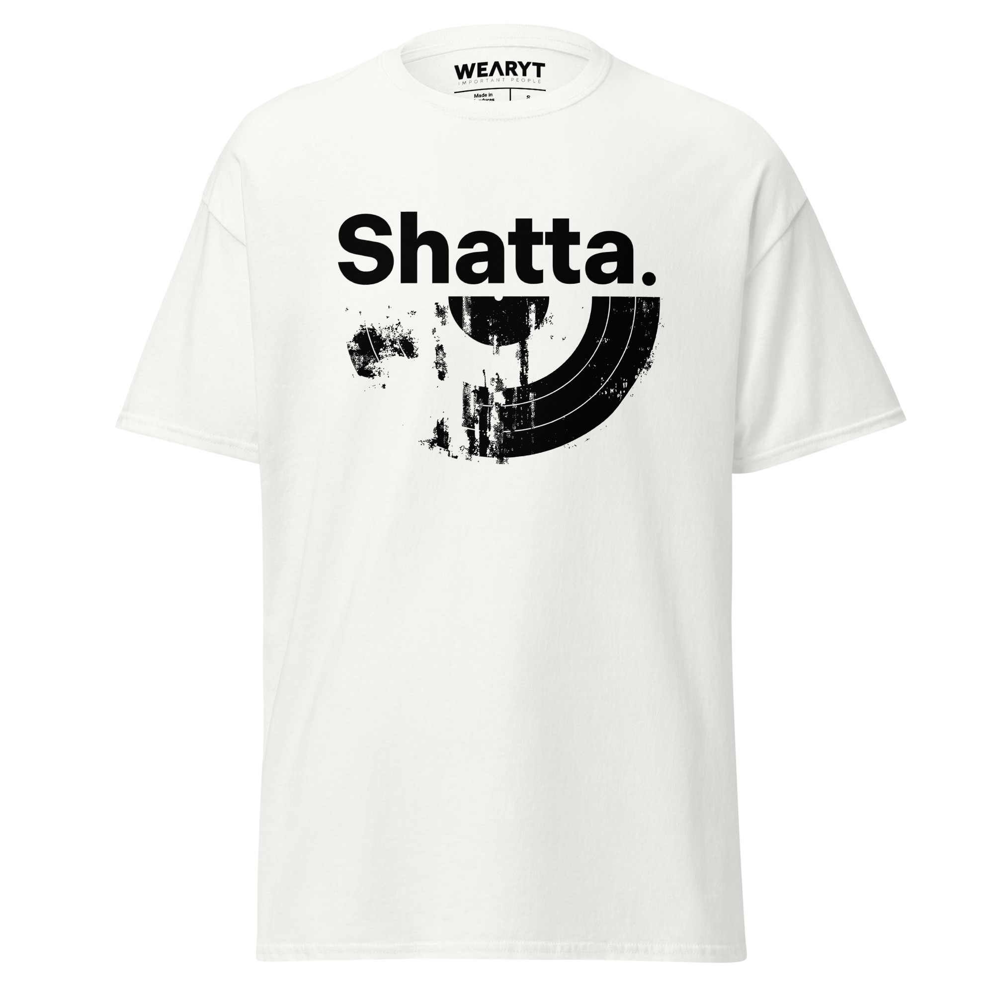 T-shirt – Shatta – White Men's Clothing Wearyt