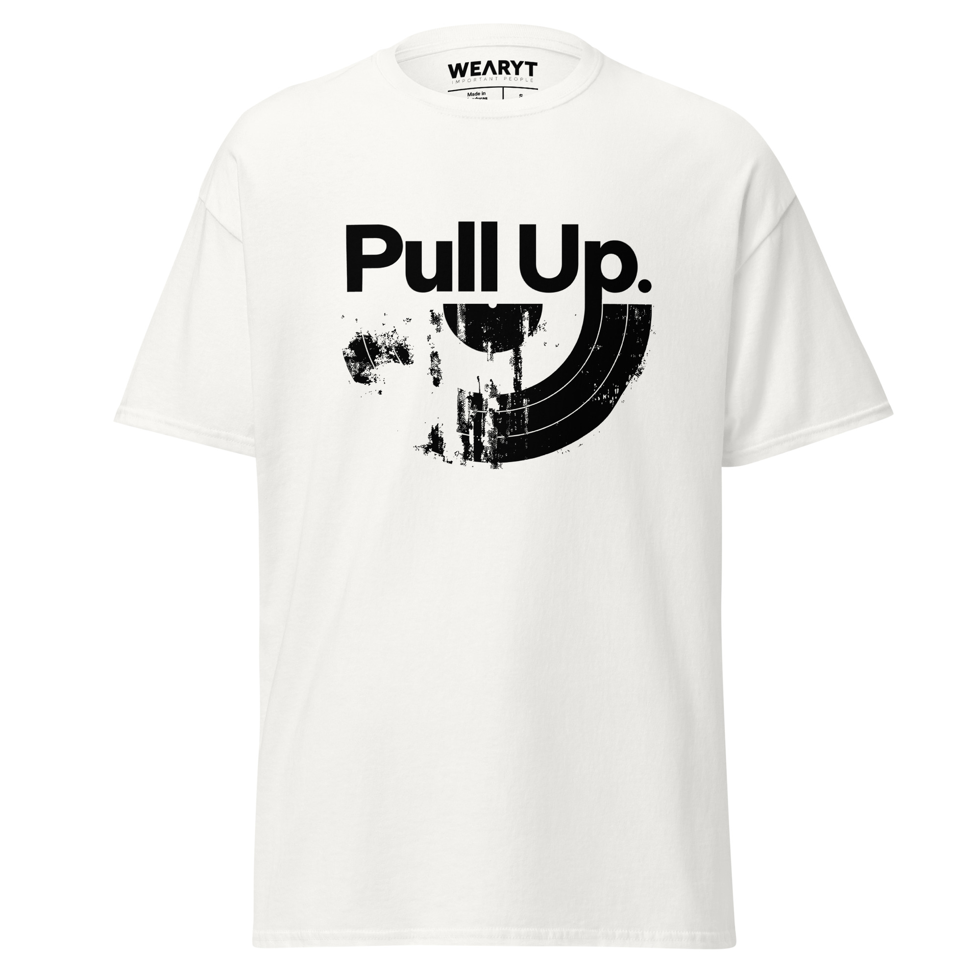 T-shirt – Pull Up – White Men's Clothing Wearyt