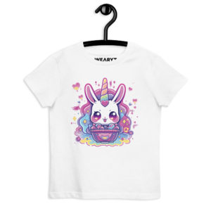 T-shirt fille – Kawaii – Lapinlicorne Enfants Wearyt