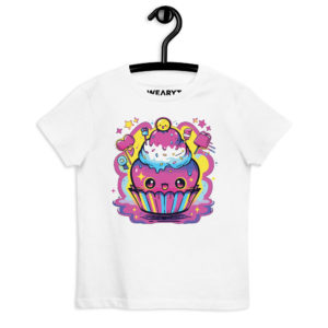 T-shirt fille – Kawaii – Cupcake Enfants Wearyt