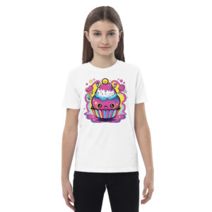 T-shirt fille – Kawaii – Cupcake Enfants Wearyt