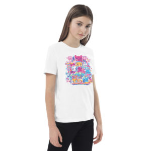 T-shirt fille – Kawaii – Little Monsters Enfants Wearyt