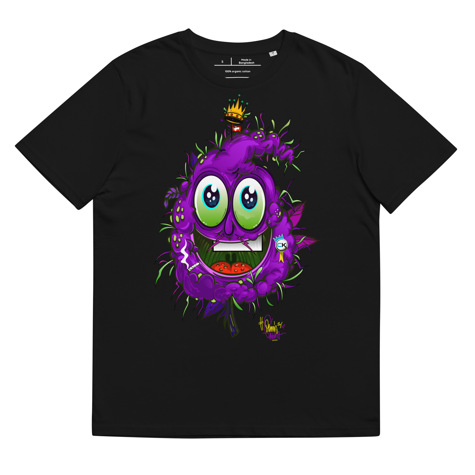 T-shirt – Cannabis King – King Bud Violet T-Shirts Wearyt