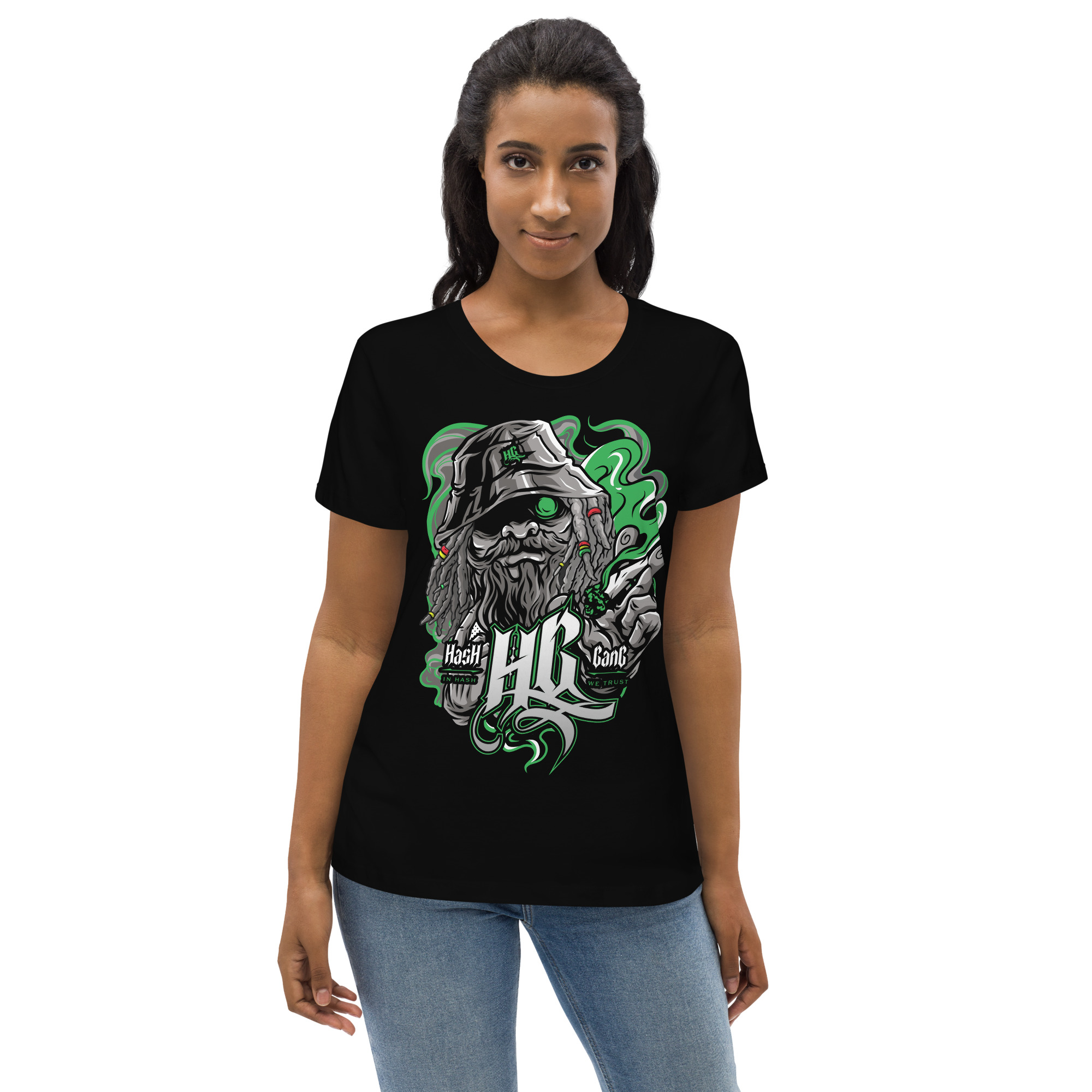 Women’s T-shirt – Hash Gang – Jamaican Pollen T-shirts Wearyt