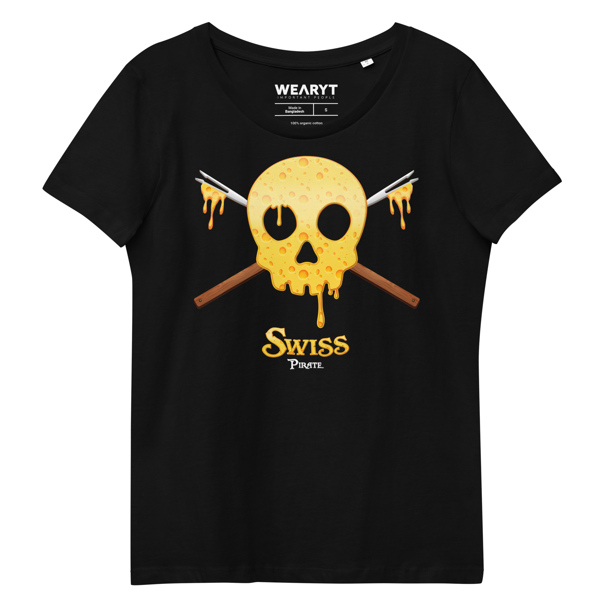 Women’s T-shirt – Switzerland – Swiss Pirate T-shirts Wearyt