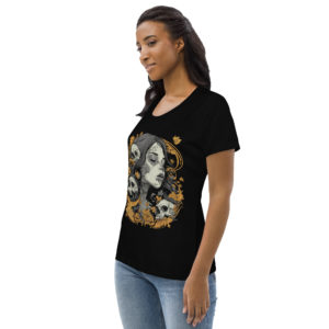 T-shirt femme – Dark Beauty – Baroque Noir T-shirts Wearyt